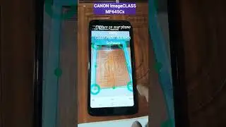 Capture on your phone using Canon PRINT Business - Canon MF640 series #shorts