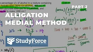 Alligation Medial Examples (Pt. 2)