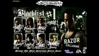 Need for speed Most wanted | All blacklist racers entrances