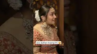 Bride and groom confessions at shaadi 😂 