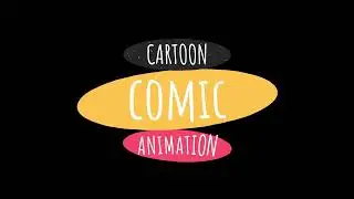 Cartoon Comic Animation Title Overlay – Green Screen Animated FX