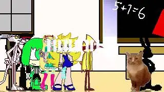 Mugen Request - Panty, Star Butterfly, Mordecai, and Waki vs X4 Random