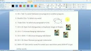 MS Word Important Shortcut Keys -माइक्रोसॉफ्ट वर्ड के Useful शॉर्टकट कीज