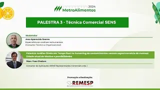 Palestra: Análise Direta em Tempo Real no Screening de contaminantes usando espectrometria de massas