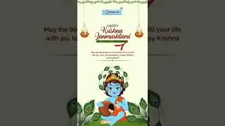 Happy Janmashtami ! #zpremium#HappyJanmashtami #ZPremium #DivineBlessings #LordKrishna