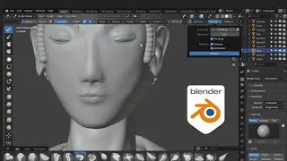 Buddha Character Sculpt Blender 4.5 Tutorial Part 1