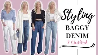 How to Style Loose Wide Leg Denim and Still Look Polished