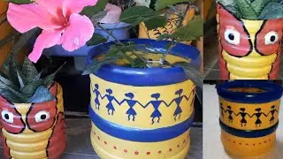 I Made Planters From Waste Plastic Bottles