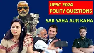 UPSC PRELIMS 2024 POLITY QUESTIONS |  ADITYA KAMLESH AWASTHI | NET JRF 99.5 PERCENTILE