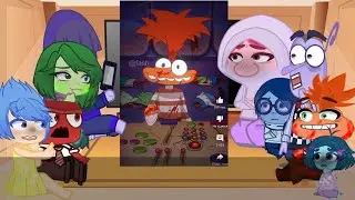 Inside Out 2 React to -  Anxiety panic attack | Gacha life |
