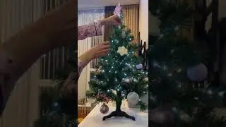 Украшаю дом к Новому году и рассказываю, как шила пижаму) #shorts