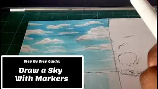 How To Draw A Sky With Copic markers || Touchbool || Ohuhu