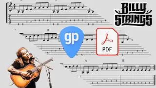 Billy Strings - Don't Think Twice Guitar Tab [TABS]