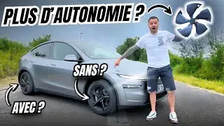 1200 KM en Tesla Model Y LR 2025 : Conso sur autoroute avec et sans Aéro wheels ! Je fais le test !