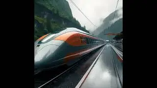 8 Modern Train Design Ideas for Railways, Train, and Locomotive companies in Red and Orange Colors!