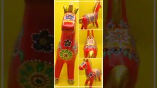 #ручная_работа #ручнаяроспись  #миртворчества #рукоделие #творчество  Лошадка для декора интерьера.