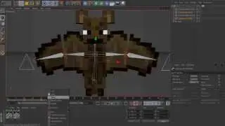 Minecraft Animation: Bat rig DOWNLOAD