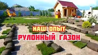 РУЛОННЫЙ ГАЗОН / укладка / как это было?