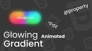 Create Glowing Animated Gradient Button Using CSS | HTML & CSS Tutorial