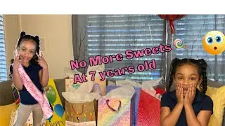 No more sweets at 7😆: Happy Birthday Shelby!!