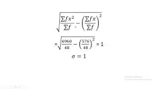 Variance || Standard Deviation  || Simple frequency || Grouped frequency distribution