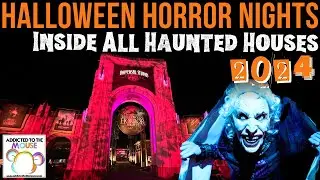 Halloween Horror Nights 2024 INSIDE All HOUSES and Scare Zones | Universal Studios Florida HHN33