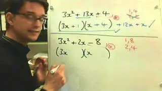 Factorising Quadratics (4 of 5)