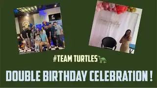 DOUBLE BIRTHDAY CELEBRATION | Ft. Team Turtles 🐢