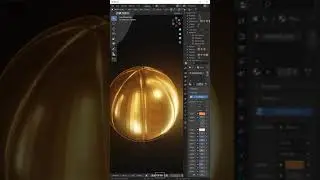 Modeling a Golden Basketball | Blender 3.3 