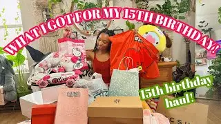 What I Got For My 15th Birthday 🎂 | Birthday haul |Teen girl birthday gift ideas