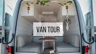 VAN TOUR | Spacious Open-Concept Van Layout