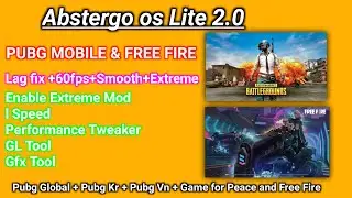 Abstergo OS Lite 2.0 _universe_ 60 Fps _ Lag fix and review -Pubg mpbile and Free fire _ game play