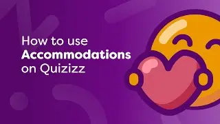 How to use Accommodations on Quizizz in 45 seconds 🍎