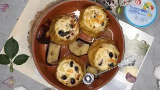 Запечённые ЯБЛОКИ с творогом, изюмом,курагой