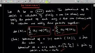 Unlocking the Mysteries of Matrix Determinants | An Introduction Using Cofactors