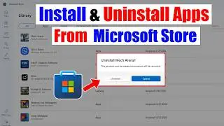 How to Uninstall Microsoft store downloaded apps