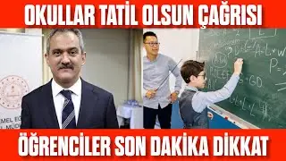 Okullar Tatil Olsun Çağrısı! SON DAKİKA! Vakalar okullarda da artıyor!