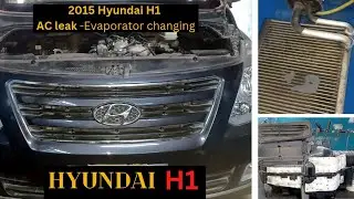 How to change AC evaporator of Hyundai H1 bus | 2015 model