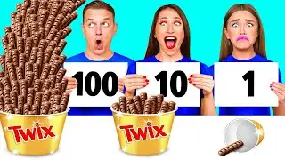 Wyzwanie 100 Warstw Żywności | Pyszne Przepisy od BaRaDa Challenge
