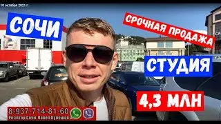 В продаже студия в Сочи. Срочно. Обзор. Риэлтор Павел Кулешов