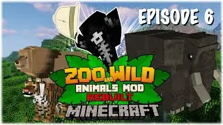 Minecraft: Zoo and Wild Animal (ZAWA) Mod - S2E6 - Sponsor Park!