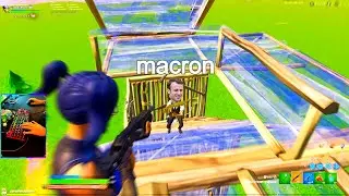 J'affronte macron en 1vs1 fortnite