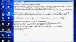 Kingdom Hearts 2 on PC emulator! FULL TUTORIAL! Pcsx 0.9.8[Part1/2]