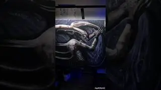 #monniebrentart #hrgiger #necronomicon  #airbrushart #artisttalks #airbrush #artist #artistpainting