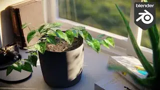 How to make realistic plants in Blender | Part 4 Money Plant