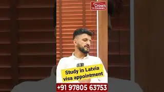 Study in Latvia visa appointment | Latvia appointment book study visa | latvia appointment