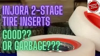 Injora 2 Stage RC Crawler Tire Inserts Foams. Budget cheap crawler foam upgrade
