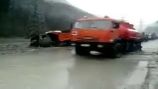 Утанул камаз