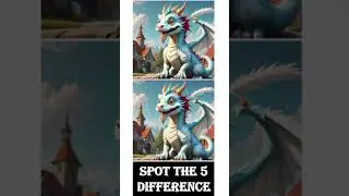 Spot 5 Differences in the given images. #spotthedifference #spotthedifferencehard #spot5differences