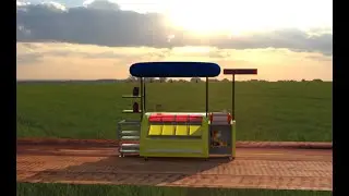 Juice stall modeling and texturing in 3Ds Max and V Ray Rendering Part-1
